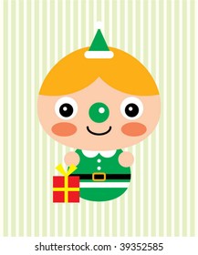 santa greeting card