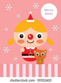santa greeting card