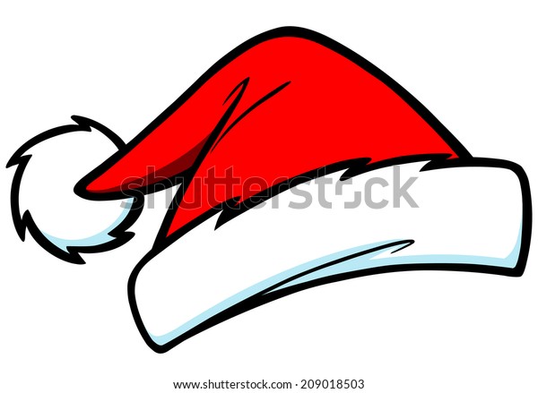 Santa Hat Stock Vector (Royalty Free) 209018503