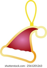 Santa hat of Christmas hanging decoration 20