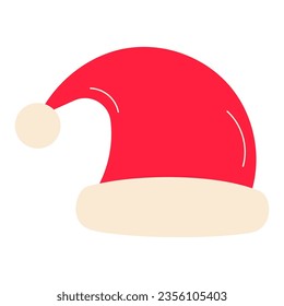 santa hat christmas holiday clothing icon element