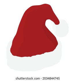 Santa hat, christmas hat, christmas hat isolated, santa hat isolated