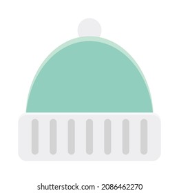 Santa Hat Color Vector Icon which can easily modify

