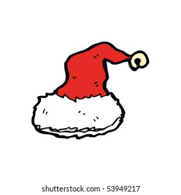 santa hat drawing