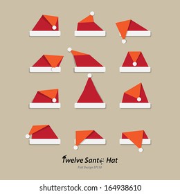 Santa Hat Flat Icon