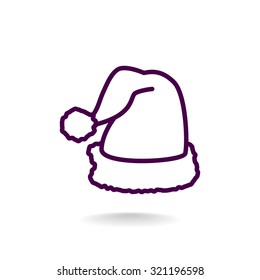 Santa hat icon