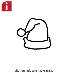 Santa hat icon