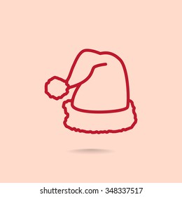 Santa hat icon