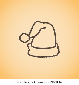 Santa hat icon