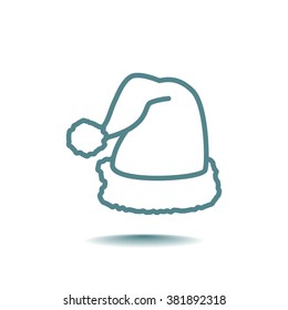 Santa hat icon