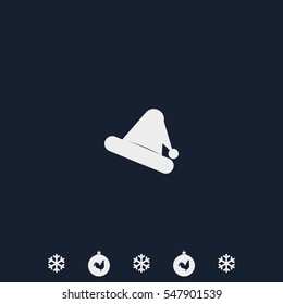 Santa hat icon.
