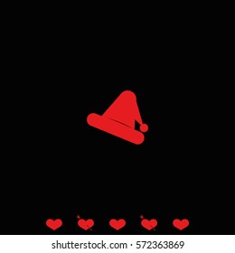 Santa hat icon.