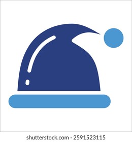 Santa Hat Icon Element For Design