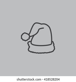  Santa hat Icon Vector