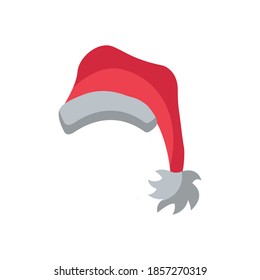 santa hat icon vector of color style illustration design