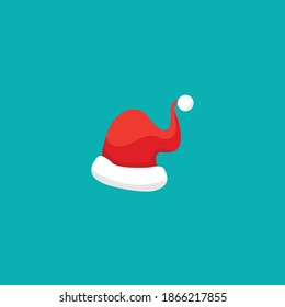 Santa hat icon vector design.