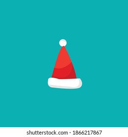 Santa hat icon vector design.
