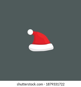 Santa hat icon vector design.