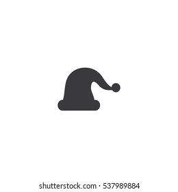 Santa Hat Icon Vector Illustration