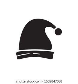 santa hat icon vector symbol template