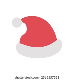 Santa hat. Santa illustration.  Christmas icon