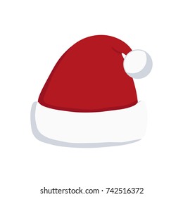 santa hat isolated background