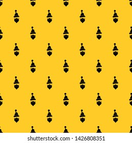 Santa hat, mustache and beard in simple style on a white background vector illustration