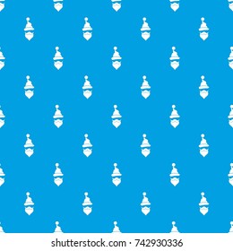 Santa hat, mustache and beard in simple style on a white background vector illustration