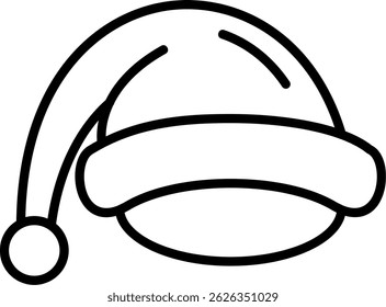 Design de ícones de vetor criativo Santa Hat