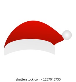 Santa hat on a white background