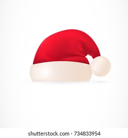 Santa hat with pompom