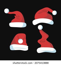santa hat red christmas claus
