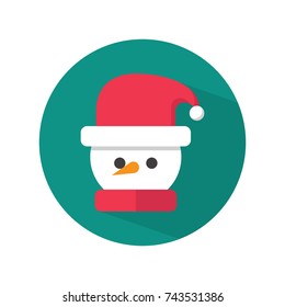 Santa Hat Snowman