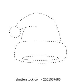 Hoja de cálculo de seguimiento de Santa Hat para niños