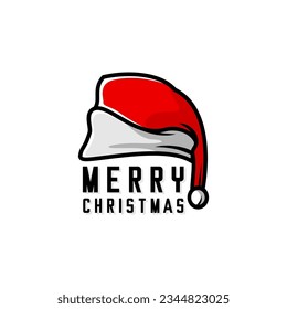 santa hat vector design, merry christmas vector