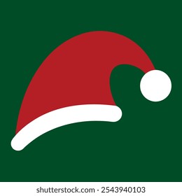 Icono de Vector de sombrero de Santa diseño 