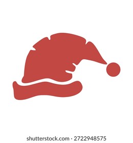Santa hat vector icon design