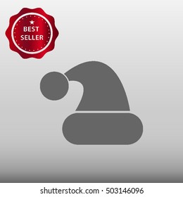 Santa Hat Vector Icon Illustration