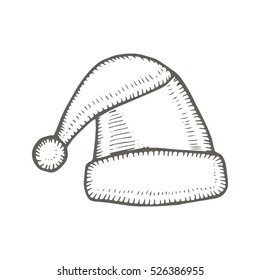 santa hat vector illustration