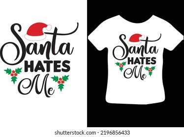 Santa Hates Me design file