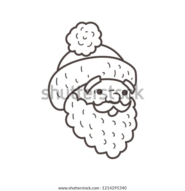  Santa Beard Coloring Pages  HD