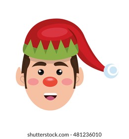 santa helper cartoon
