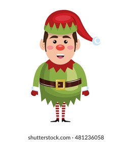 santa helper cartoon