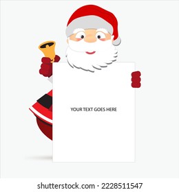 Santa hold the Christmas message