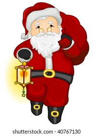 Weihnachtslampe - Vektorgrafik