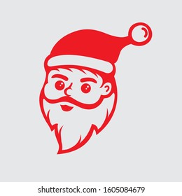 SANTA icon logo vector design