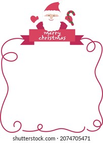 Santa illustration to use when writing your Christmas event