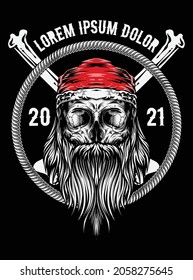 santa illustration vector apparel and sticker design