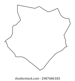 Santa Isabel map, administrative division of Puerto Rico. Vector illustration.