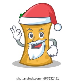 Santa kebab wrap character cartoon